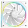 DeepCool LM240 White Liquid CPU Cooler with 2.4" IPS Display, 240mm AIO, Dual 120mm ARGB Fans, Anti-Leak Technology, PWM Pump, 