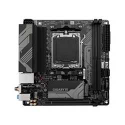 Gigabyte A620I AX (rev. 1.0) AMD AM5 Socket Motherboard, Mini-ITX, 2x DDR5 Slots, 1x M.2 Socket, 2.5GbE LAN, Wi-Fi 6E, 1 x Displ