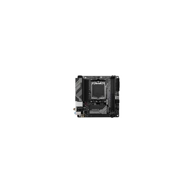 Gigabyte A620I AX (rev. 1.0) AMD AM5 Socket Motherboard, Mini-ITX, 2x DDR5 Slots, 1x M.2 Socket, 2.5GbE LAN, Wi-Fi 6E, 1 x Displ