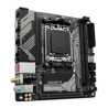 Gigabyte A620I AX (rev. 1.0) AMD AM5 Socket Motherboard, Mini-ITX, 2x DDR5 Slots, 1x M.2 Socket, 2.5GbE LAN, Wi-Fi 6E, 1 x Displ