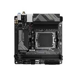 Gigabyte A620I AX (rev. 1.0) AMD AM5 Socket Motherboard, Mini-ITX, 2x DDR5 Slots, 1x M.2 Socket, 2.5GbE LAN, Wi-Fi 6E, 1 x Displ