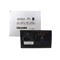 CRONUS 500W ATV ECO PSU, 120mm Silent Cooling Fan, 80 PLUS Bronze, Non Modular, Flat Black Cables, White Box