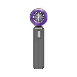 Verbatim (32340) Cool 'n' Go AirJet Handheld Fan - Grey/Purple