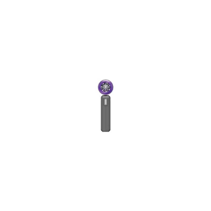 Verbatim (32340) Cool 'n' Go AirJet Handheld Fan - Grey/Purple