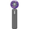 Verbatim (32340) Cool 'n' Go AirJet Handheld Fan - Grey/Purple