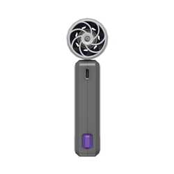 Verbatim (32340) Cool 'n' Go AirJet Handheld Fan - Grey/Purple