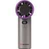 Verbatim (32342) Cool 'n' Go Ice Touch Handheld Fan - Grey/Purple