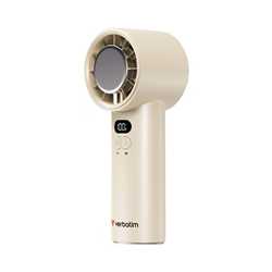 Verbatim (32343) Cool 'n' Go Ice Touch Handheld Fan - White/Silver