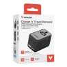 Verbatim (30190) Charge 'n' Travel 170W Universal Travel Adapter Black, Charge Up To 6 Devices AT Once