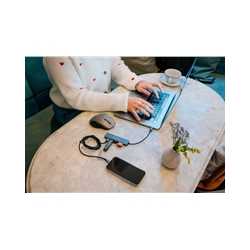 Verbatim (32156) USB-C Essentials Multiport Hub 6 Port With Card Reader, Supports Up To 100W Power Delivery, SD/MicroSD Slots Su