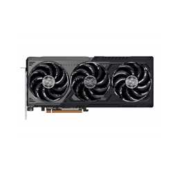 ASRock AMD Radeon RX 9070 Steel Legend Dark OC 12GB GDDR6 Graphics Card, 3072 Streams, 2340MHz Core Clock, Triple Fan, 3x Displa