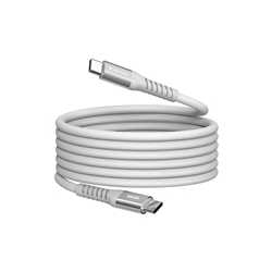 Verbatim (31850) Sync & Charge USB-C to USB-C 60W Magnetic Cable 120cm Grey, Supports PD 3.0 and QC 3.0