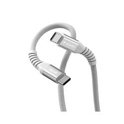 Verbatim (31850) Sync & Charge USB-C to USB-C 60W Magnetic Cable 120cm Grey, Supports PD 3.0 and QC 3.0