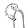 Verbatim (31850) Sync & Charge USB-C to USB-C 60W Magnetic Cable 120cm Grey, Supports PD 3.0 and QC 3.0