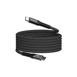 Verbatim (31859) Sync & Charge USB-C to USB-C 60W Magnetic Cable 120cm Black, Supports PD 3.0 and QC 3.0