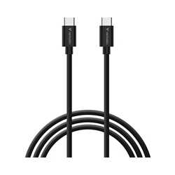 Verbatim (32391) Essentials Sync & Charge USB-C to C Cables (2 pack) Black & White, 1m, 60W PD, 480Mbps, USB Power Delivery 3.0 
