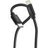 Verbatim (32392) Essentials Sync & Charge USB-C to Lightning Cables (2 pack) Black & White, 1m, 27W PD, 480Mbps, USB Power Deliv