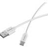 Verbatim (32393) Essentials Sync & Charge USB-A to C Cables (2 pack) Black & White,1m,18W QC, 480Mbps, Quick Charge 3.0 Support 