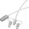 Verbatim (32394) Essentials 3-in-1 Sync & Charge Cable USB-A to Micro-B, USB-C and Lightning, 1m, 18W QC, 480Mbps, Quick Charge 