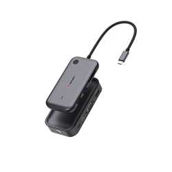 Verbatim (32146) Share My Screen USB-C Wireless Display Adapter 1080P With Hub WDA-01, Built-In Hub With 2 x USB-A Ports And SD/