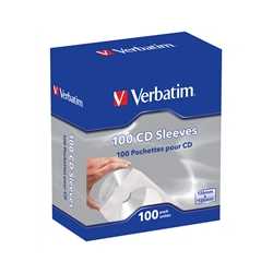 Verbatim (49976) CD Paper Sleeves 100-Pack