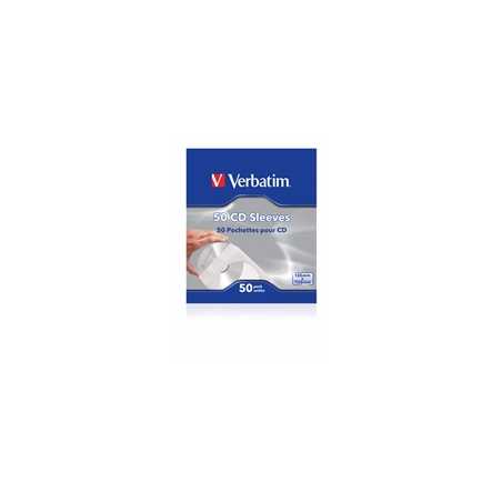 Verbatim (49992) CD-DVD Paper Sleeves 50-Pack 