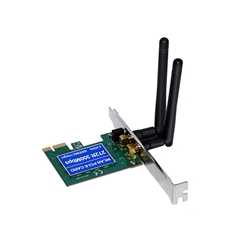 300mbps N300 PCI Express Wireless Adapter with Additional Low Profile Bracket (Bulk Packaged/Poly Bag)