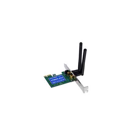 300mbps N300 PCI Express Wireless Adapter with Additional Low Profile Bracket (Bulk Packaged/Poly Bag)