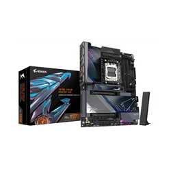 Gigabyte X870E AORUS MASTER X3D AMD AM5 Socket Motherboard, ATX, 4x DDR5 Slots, 5x M.2 Sockets, Fitted I/O Shield, 10GbE LAN, Wi