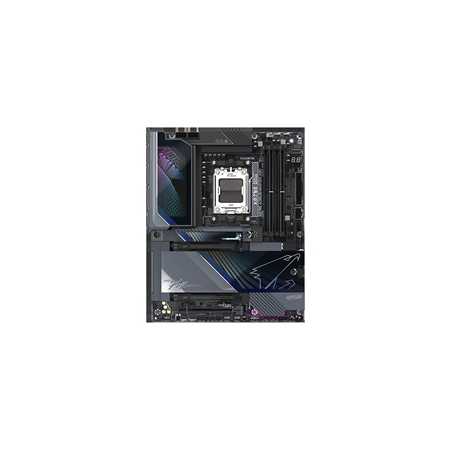 Gigabyte X870E AORUS MASTER X3D AMD AM5 Socket Motherboard, ATX, 4x DDR5 Slots, 5x M.2 Sockets, Fitted I/O Shield, 10GbE LAN, Wi