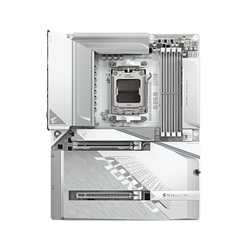Gigabyte B850 AORUS STEALTH ICE AMD AM5 Socket Motherboard, ATX, 4x DDR5 Slots, 3x M.2 Socket, Fitted I/O Shield, 5GbE LAN, Wi-F