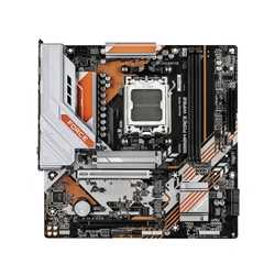Gigabyte B850M FORCE WIFI6E AMD AM5 Socket Motherboard, Micro-ATX, 2x DDR5 Slots, 3x M.2 Socket, Fitted I/O Shield, 2.5GbE LAN, 