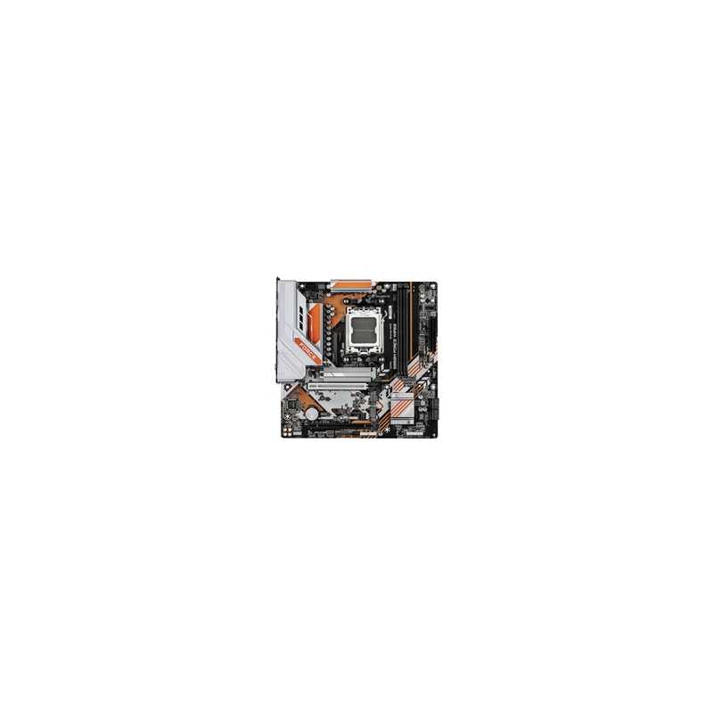 Gigabyte B850M FORCE WIFI6E AMD AM5 Socket Motherboard, Micro-ATX, 2x DDR5 Slots, 3x M.2 Socket, Fitted I/O Shield, 2.5GbE LAN, 