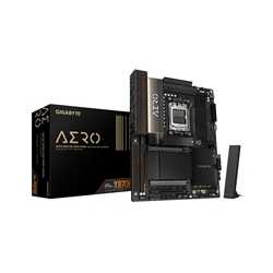 Gigabyte X870E AERO X3D DARK WOOD AMD AM5 Socket Motherboard, ATX, 4x DDR5 Slots, 4x M.2 Sockets, Fitted I/O Shield, 2x 5GbE LAN