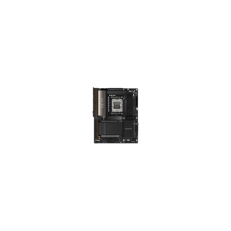 Gigabyte X870E AERO X3D DARK WOOD AMD AM5 Socket Motherboard, ATX, 4x DDR5 Slots, 4x M.2 Sockets, Fitted I/O Shield, 2x 5GbE LAN