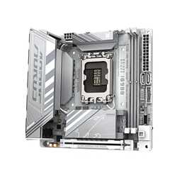 Gigabyte B860I AORUS PRO ICE Intel 1851 Socket Motherboard, Mini-ITX, 2x DDR5 Slots, 2x M.2 Sockets, Fitted I/O Shield, 2.5GbE L