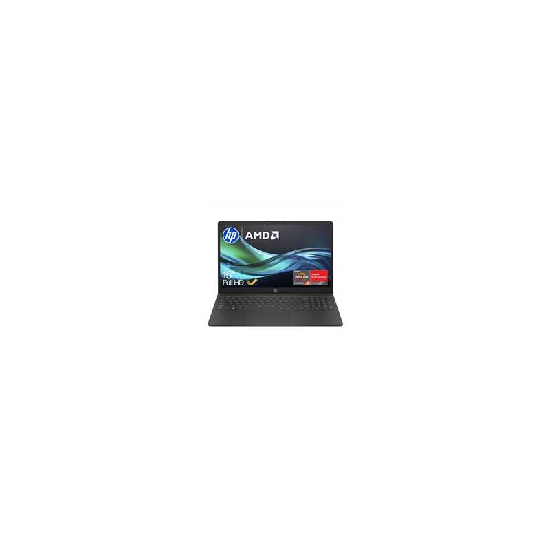 HP 15-fc0045sa Laptop, 15.6 Inch Full HD 1080p Screen, AMD Ryzen 3 7320U, 8GB RAM, 256GB SSD, AMD Radeon Graphics, Windows 11 Ho