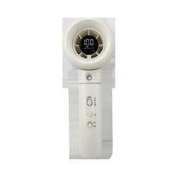 Verbatim (32344) Cool 'n' Go Aqua Breeze Handheld Fan, Portable Cooling with Refreshing Mist Spray - White/Silver