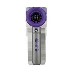 Verbatim (32345) Cool 'n' Go Aqua Breeze Handheld Fan, Portable Cooling with Refreshing Mist Spray - Grey/Purple