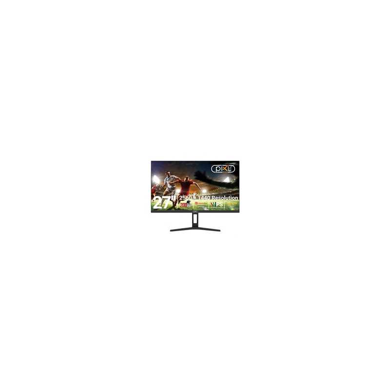 piXL X-Series GS27QIDPHA 27 Inch QHD IPS Gaming Monitor with 200Hz Refresh Rate, 2560 x 1440 Resolution, 1ms Response Time, 2x H