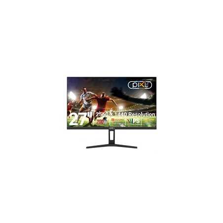 piXL X-Series GS27QIDPHA 27 Inch QHD IPS Gaming Monitor with 200Hz Refresh Rate, 2560 x 1440 Resolution, 1ms Response Time, 2x H