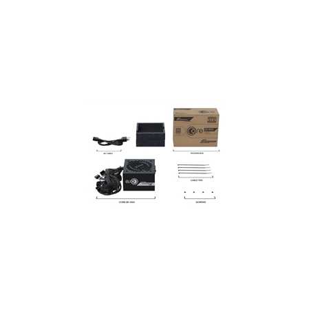 Seasonic CORE GC ATX 3.1  (SRP-CBC651-A5A51JF) 650W PSU, 120mm Fan, 80 PLUS Bronce, Fully Modular, Individual Black Cables with 