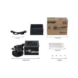 Seasonic CORE GC ATX 3.1  (SRP-CBC751-A5A51JF) 750W PSU, 120mm Fan, 80 PLUS Bronce, Fully Modular, Individual Black Cables with 