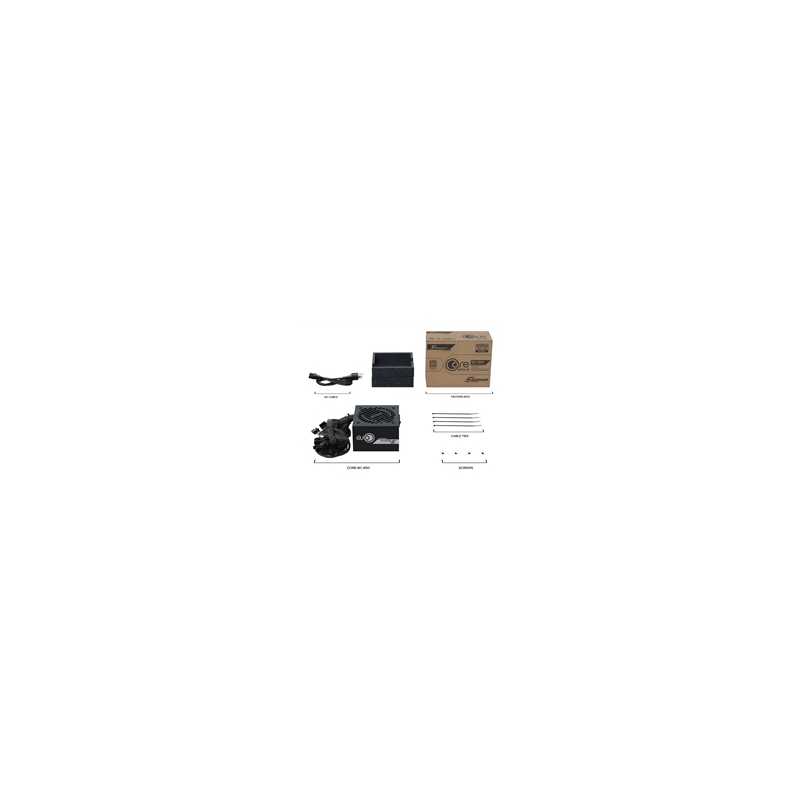 Seasonic CORE GC ATX 3.1  (SRP-CBC851-A5A51JF) 850W PSU, 120mm Fan, 80 PLUS Bronce, Fully Modular, Individual Black Cables with 