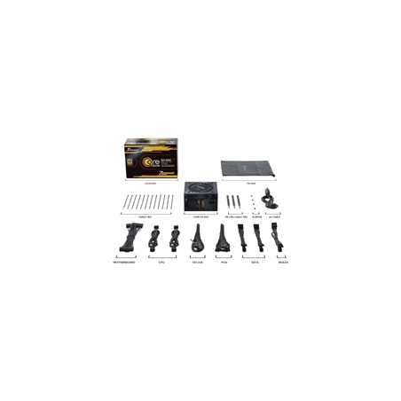 Seasonic CORE GX ATX 3.1  (SRP-CGX651-A5A32SF) 650W PSU, 120mm Fan, 80 PLUS Gold, Fully Modular, Individual Black Cables with Br