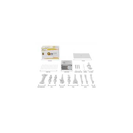 Seasonic CORE GX ATX 3.1  (SRP-CGX851-A5A32SF-W) 850W PSU, 120mm Fan, 80 PLUS Gold, Fully Modular, Individual White Cables with 