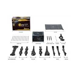 Seasonic CORE GX ATX 3.1  (SRP-CGX851-A5A32SF) 850W PSU, 120mm Fan, 80 PLUS Gold, Fully Modular, Individual Black Cables with Br