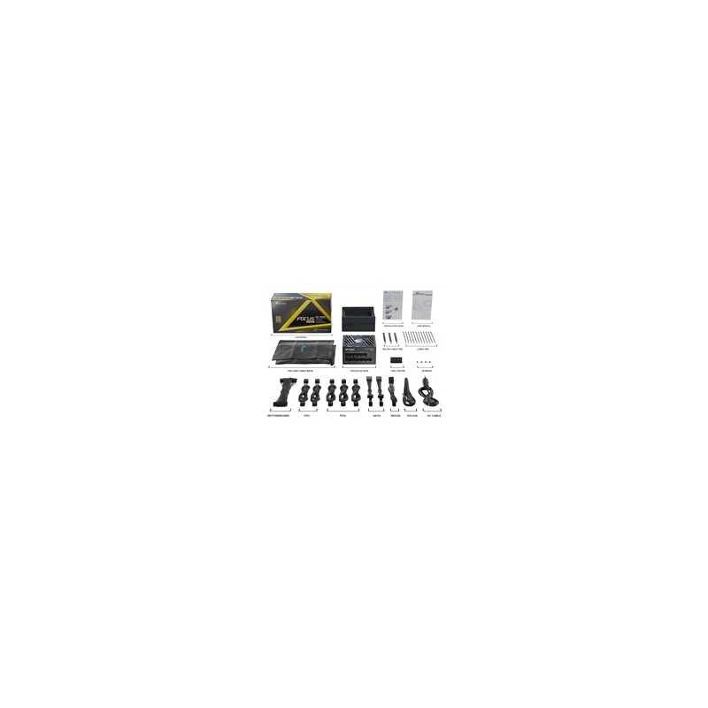 Seasonic FOCUS GX ATX 3.1  (FOCUS-GX-1000-V4) 1000W PSU, 135mm Fan, 80 PLUS Gold, Fully Modular, Individual Black Cables with Br