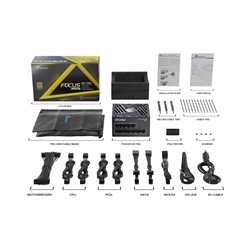 Seasonic FOCUS GX ATX 3.1  (FOCUS-GX-750-V4) 750W PSU, 135mm Fan, 80 PLUS Gold, Fully Modular, Individual Black Cables with Brai