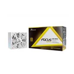Seasonic FOCUS GX ATX 3.1  (FOCUS-GX-850-V4-WHITE) 850W PSU, 135mm Fan, 80 PLUS Gold, Fully Modular, Individual White Cables wit